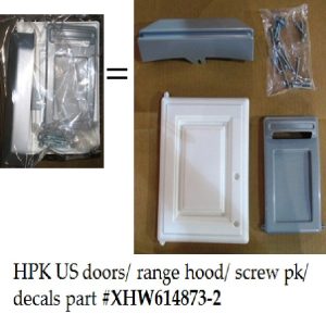 Hardware Pack: Cabinet Door. Microwave Door. Range Hood. Screw NO. 10-10x2.5 . Screw NO. 10- 12 x 1.5. Washer. Fastner