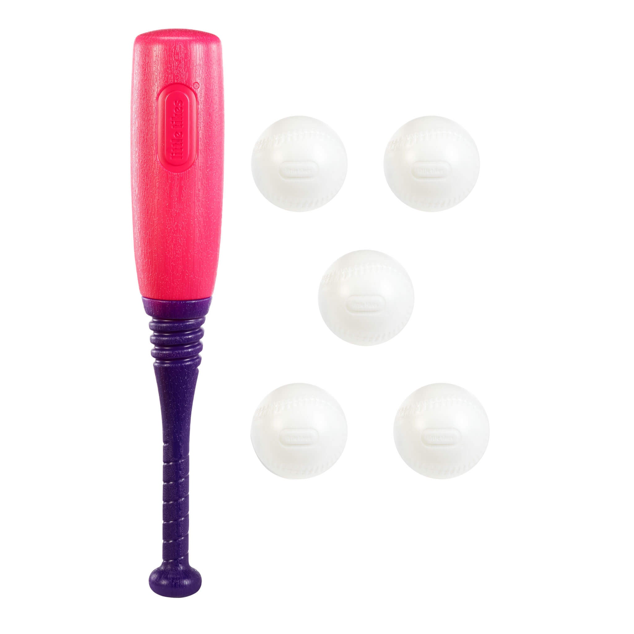 TotSports™ T-Ball Set with 5 Balls - Pink - Image 4