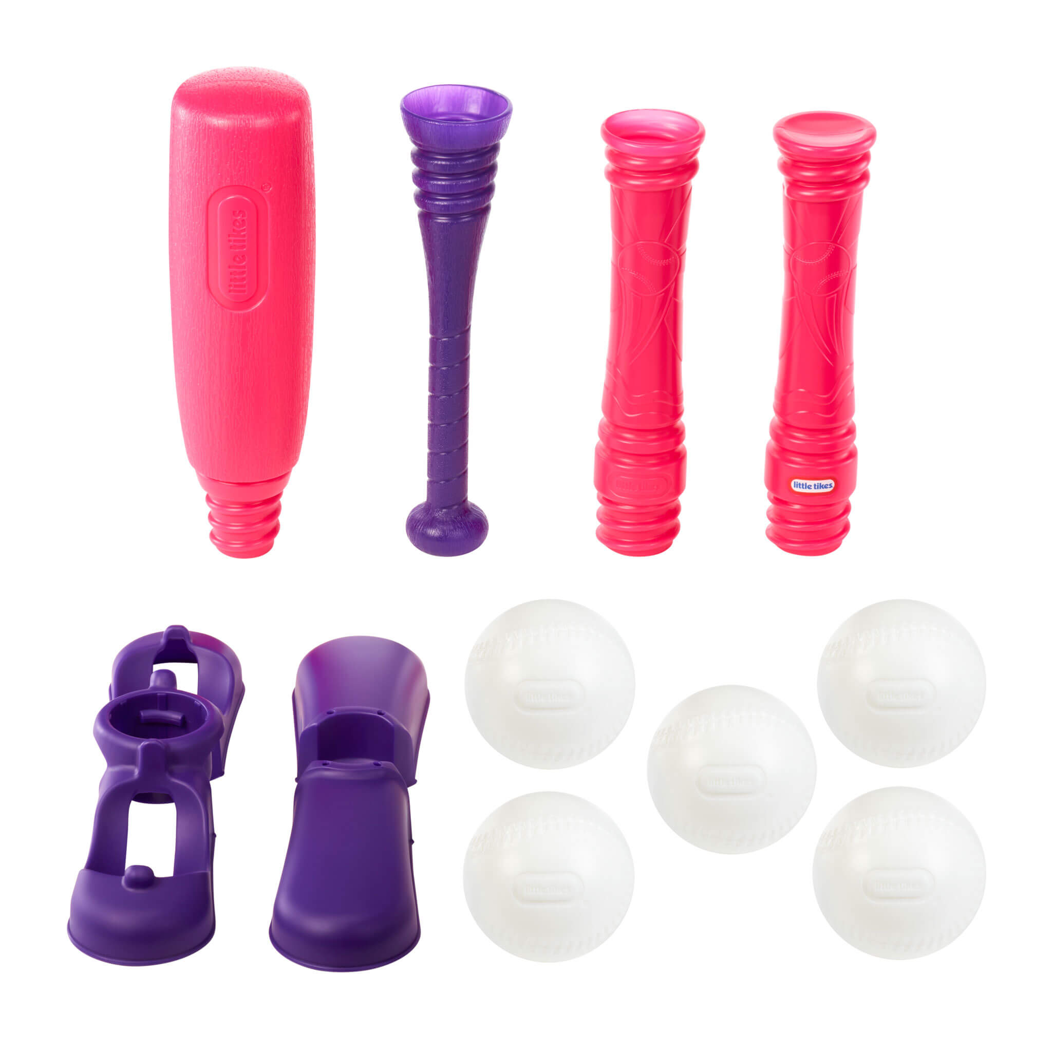 TotSports™ T-Ball Set with 5 Balls - Pink - Image 5