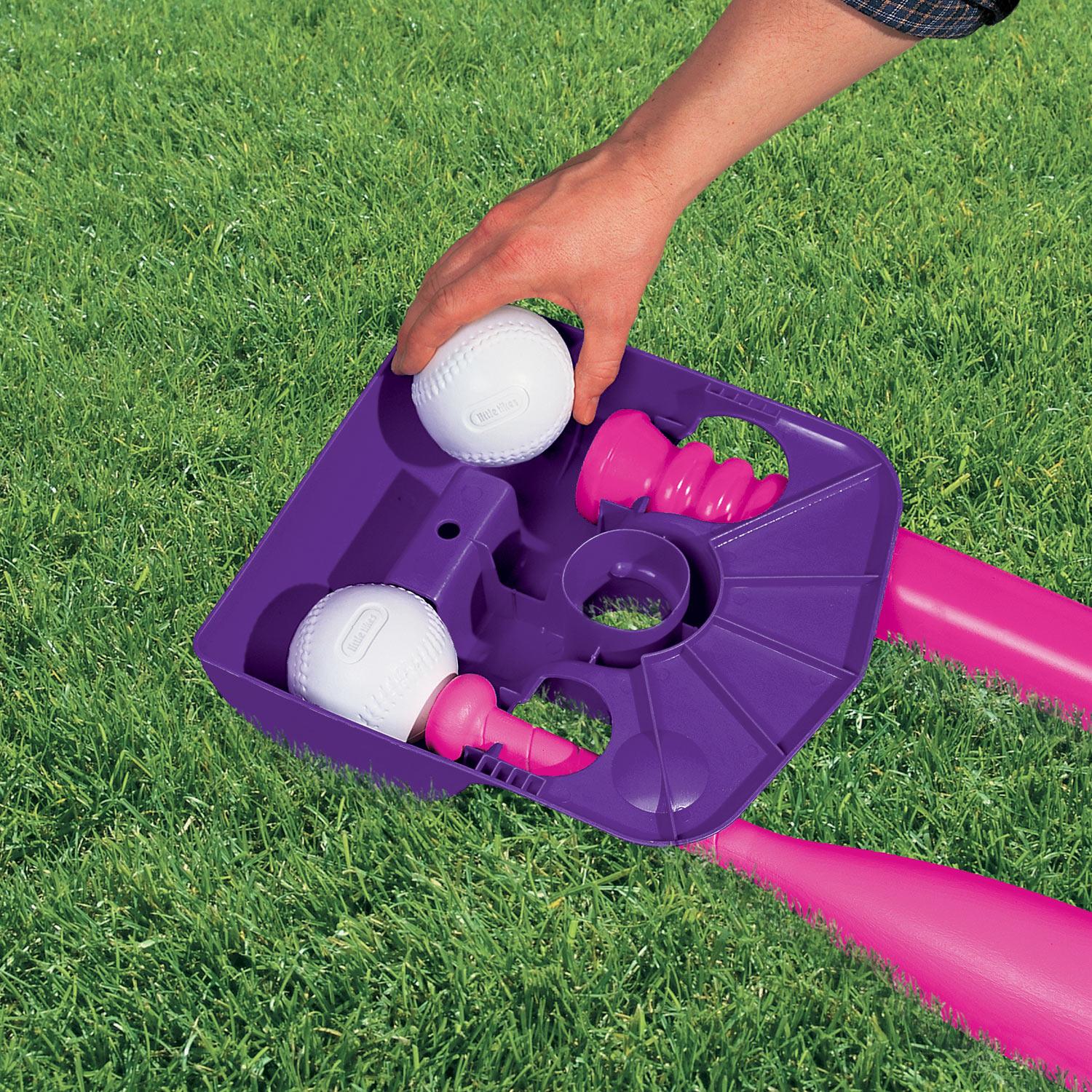 TotSports™ T-Ball Set - Purple and Pink - Image 5