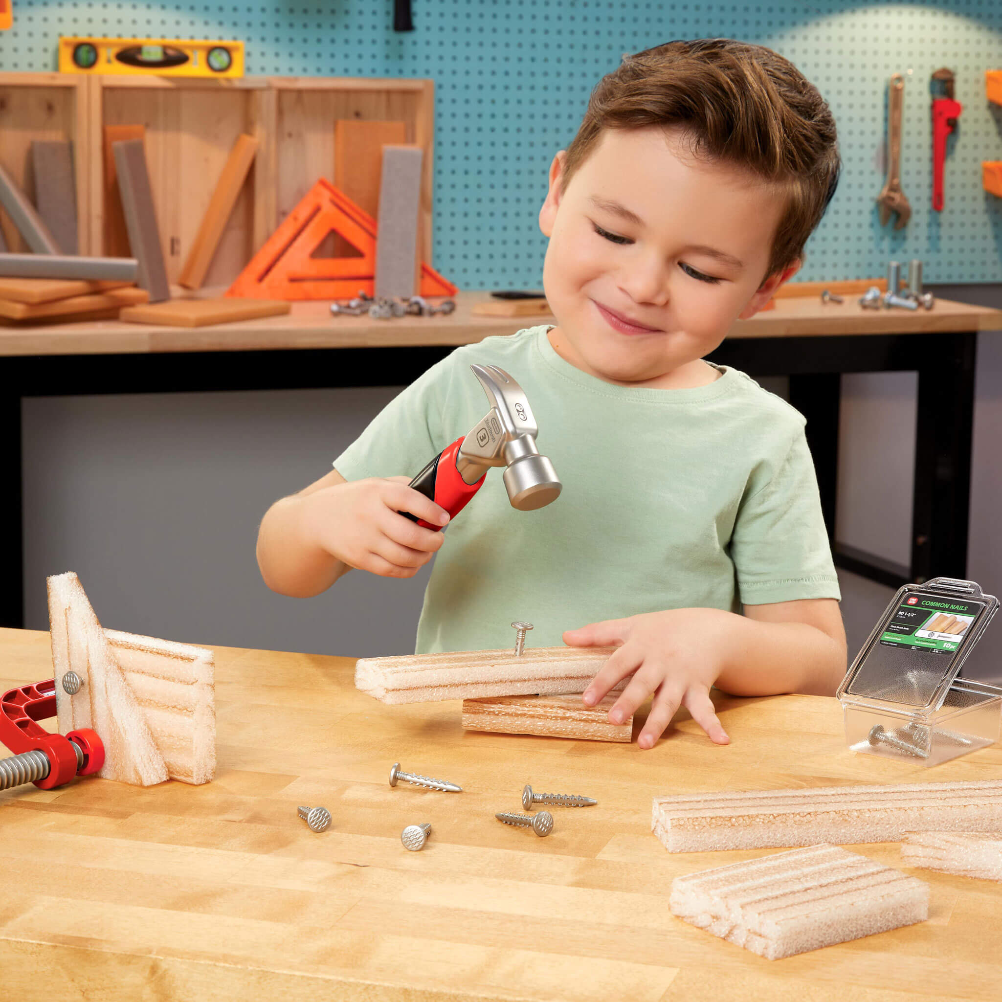 Creative Construction™ Hammer and Nail Set - Image 2