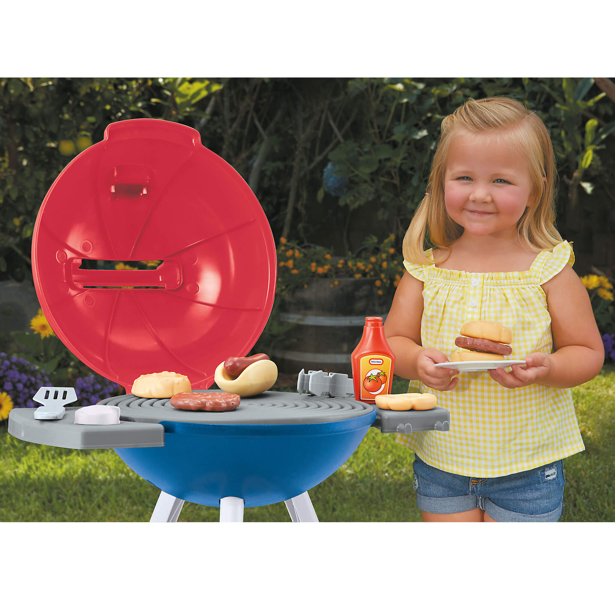 Sizzle 'n Serve Grill™ - Red. White.& Blue - Image 2