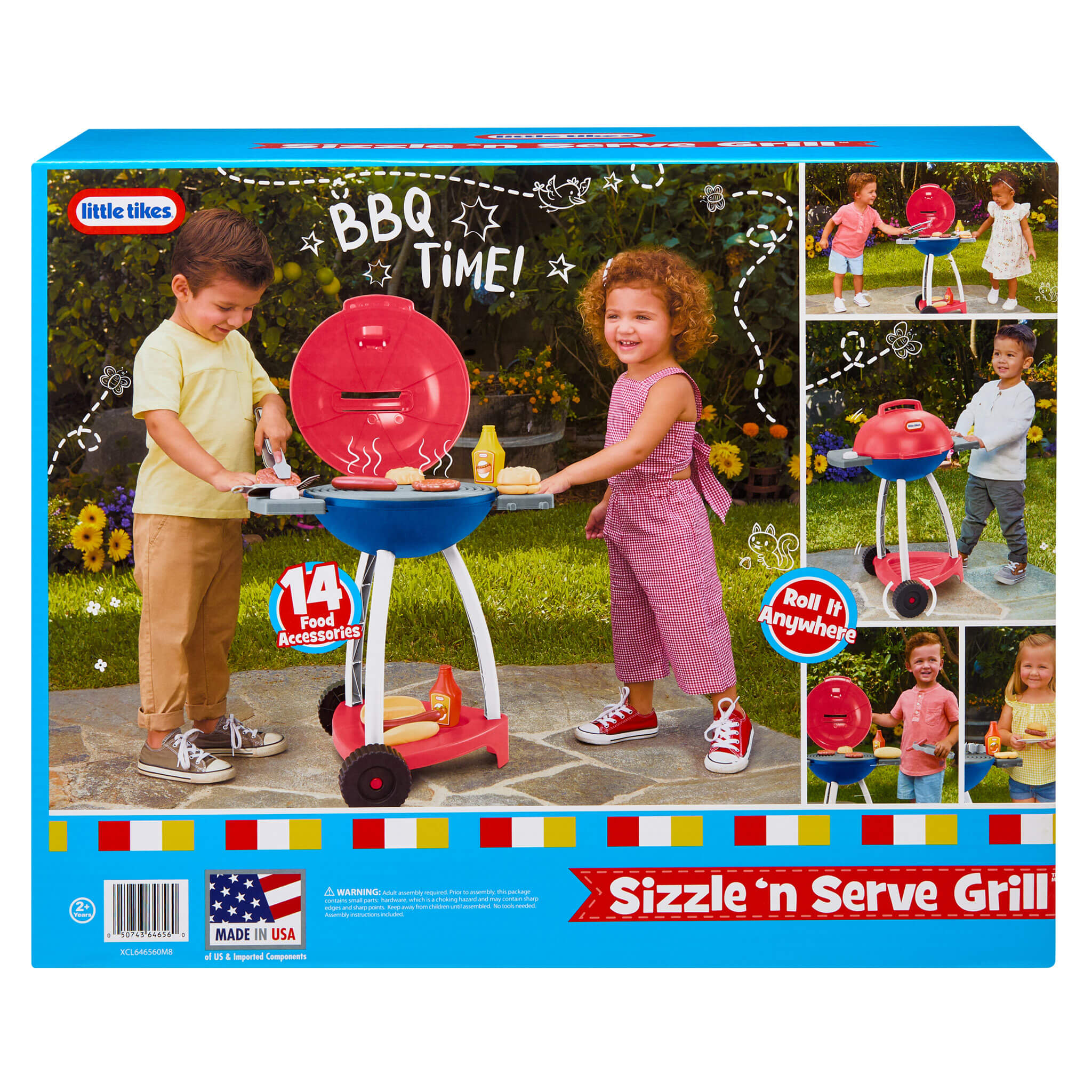 Sizzle 'n Serve Grill™ - Red. White.& Blue - Image 8