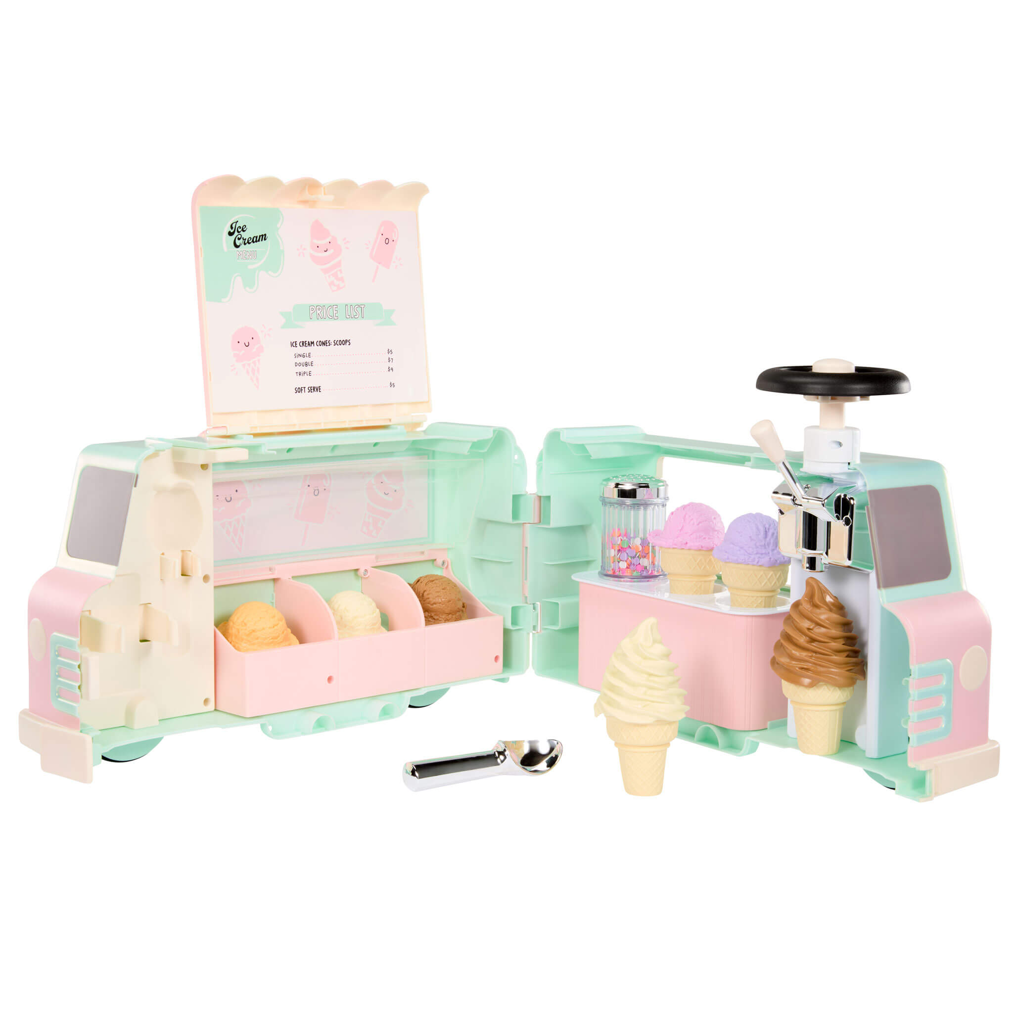 Sweet Spaces™ Ice Cream Scoot N' Serve™ Ride-On - Image 5