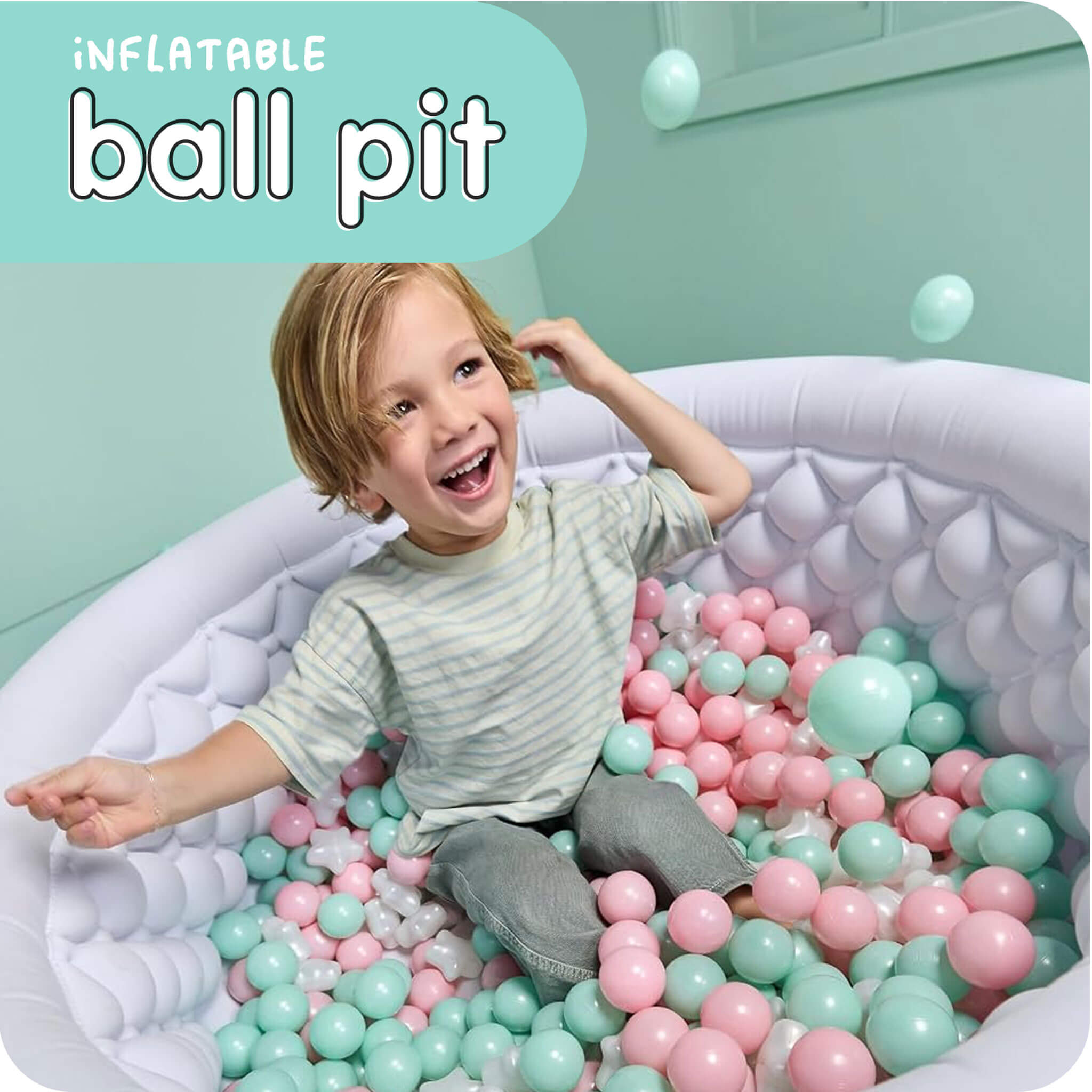 Inflatable Ball Pit w/ 250 Balls - Image 2