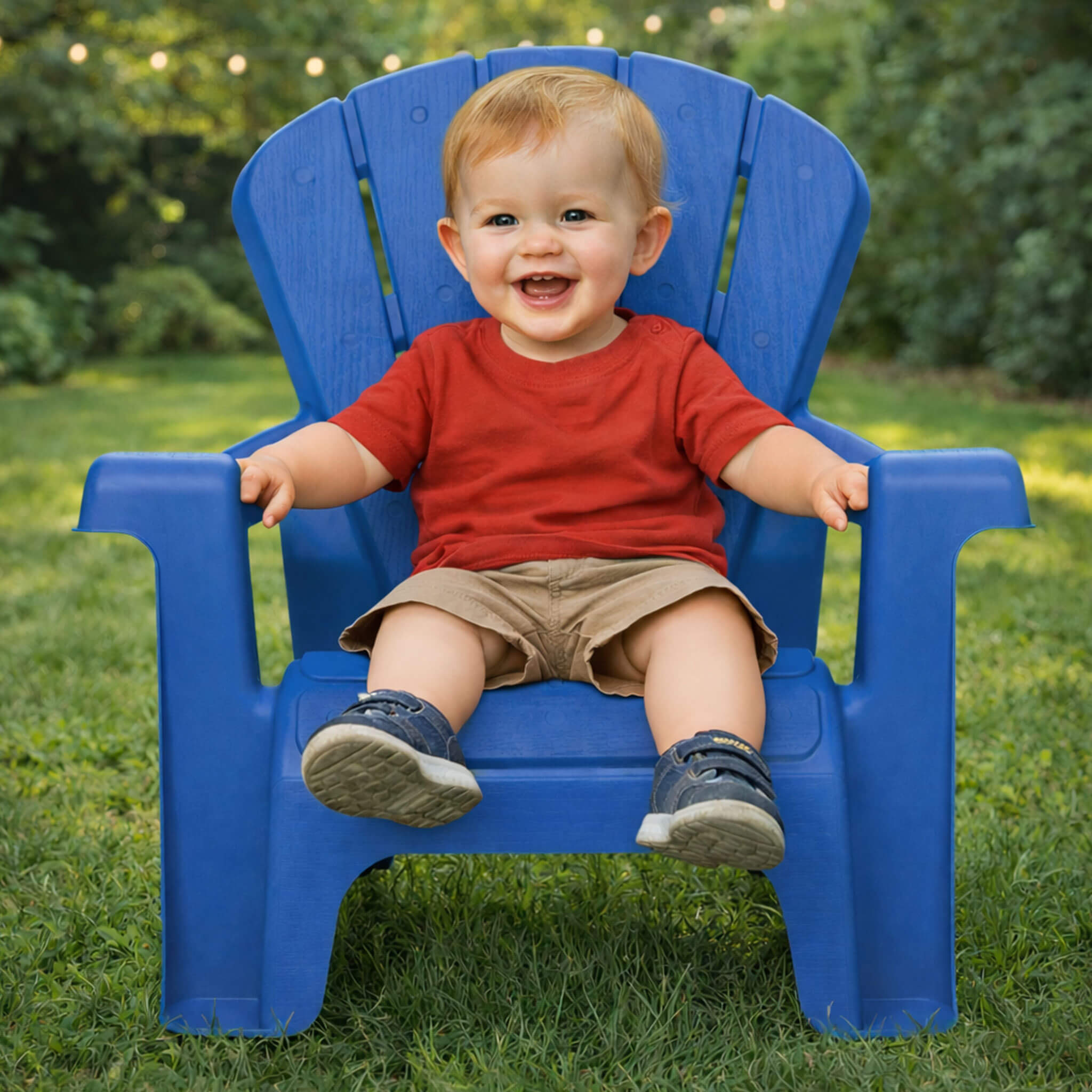 Garden Chair - Blue 4 Pack - Image 2