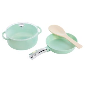 Sweet Spaces™ Pots & Pans Set - Sea Foam