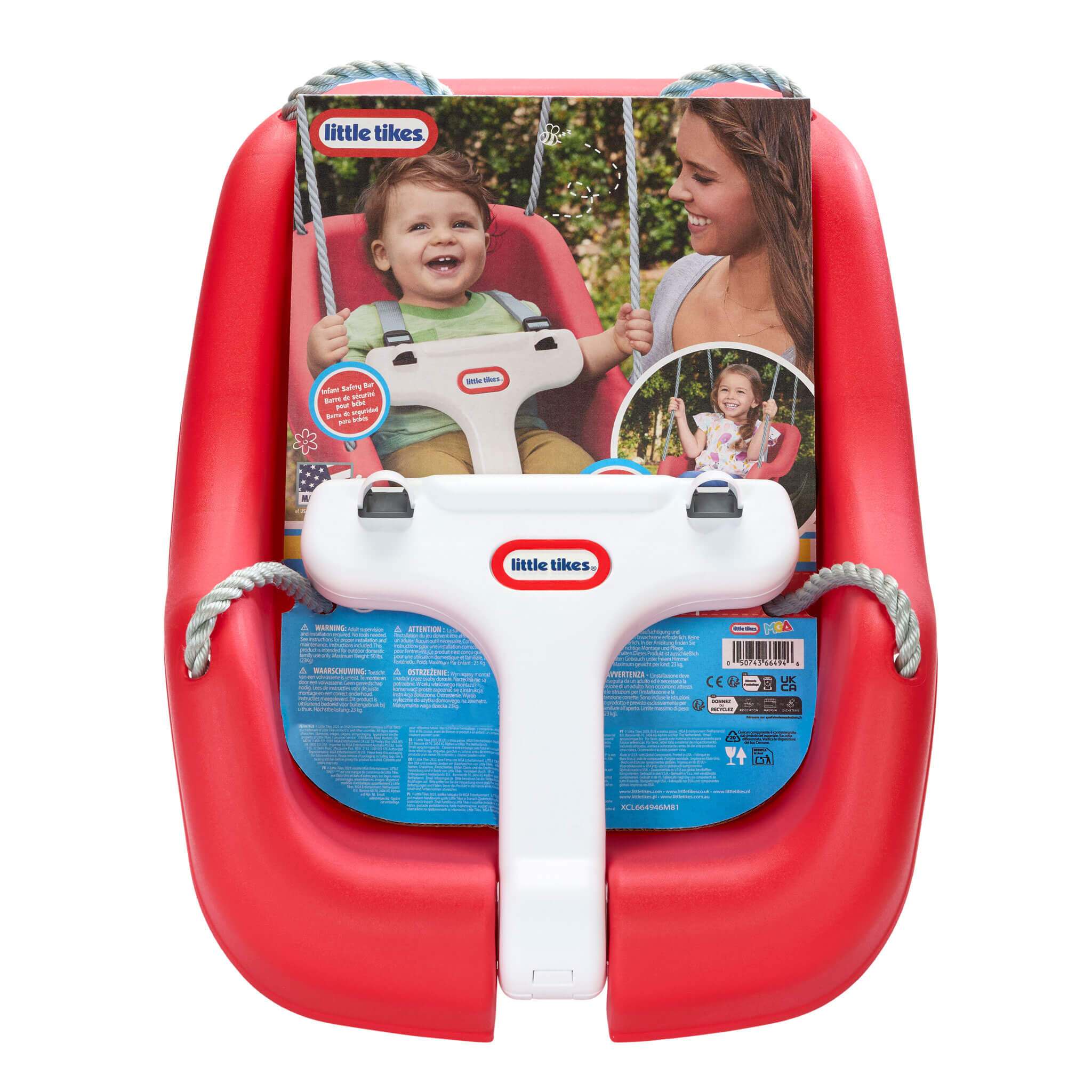 2-in-1 Snug 'n Secure™ Swing - Red - Image 5