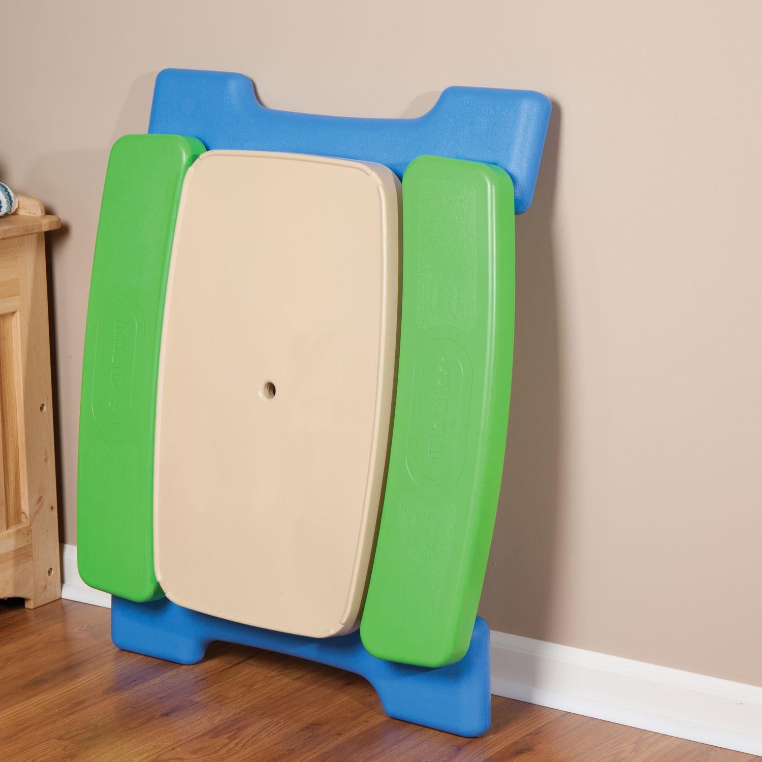 Easy Store™ Jr. Play Table with Umbrella - Blue/Green - Image 5