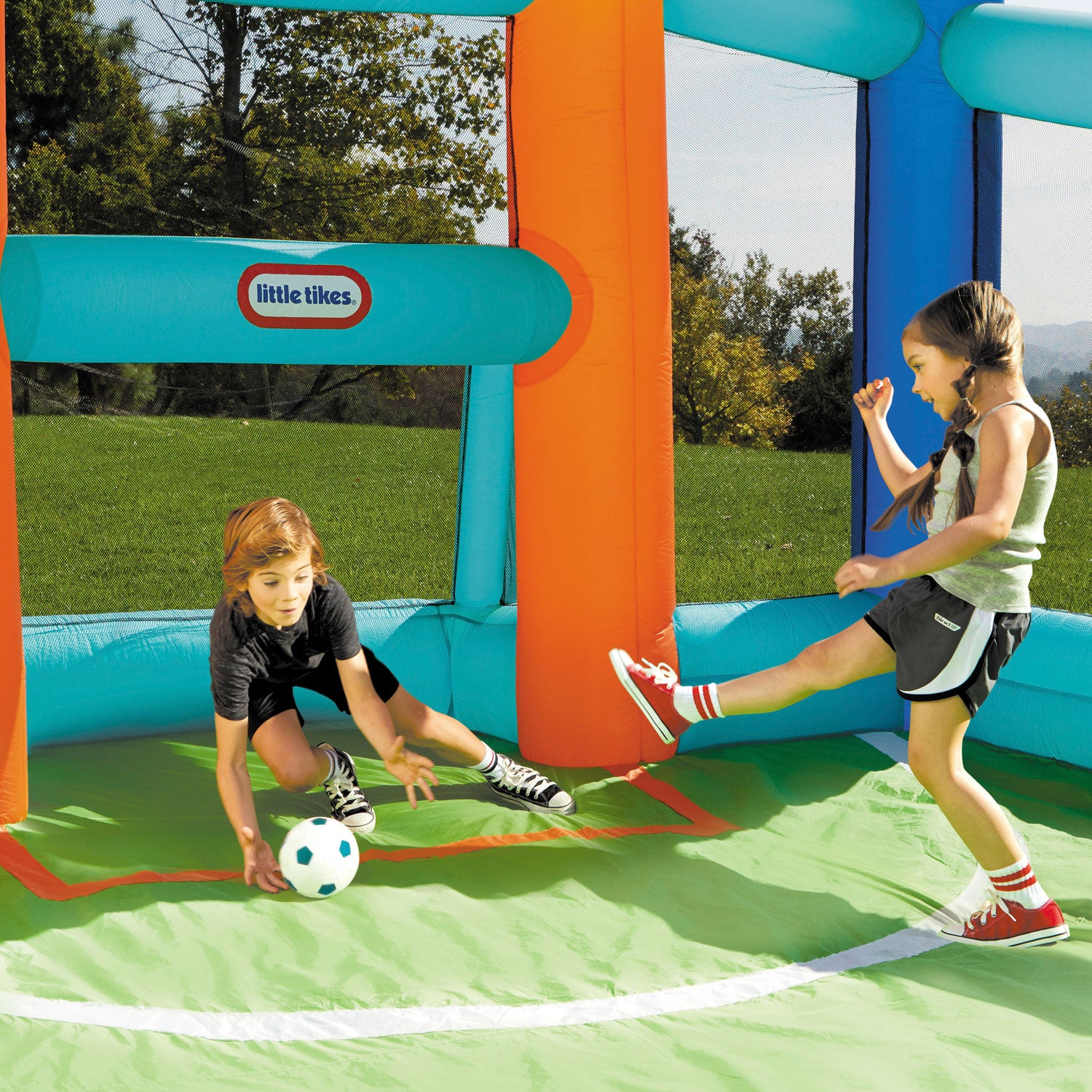 Huge Backyard Soccer & Basketball Court - Image 3