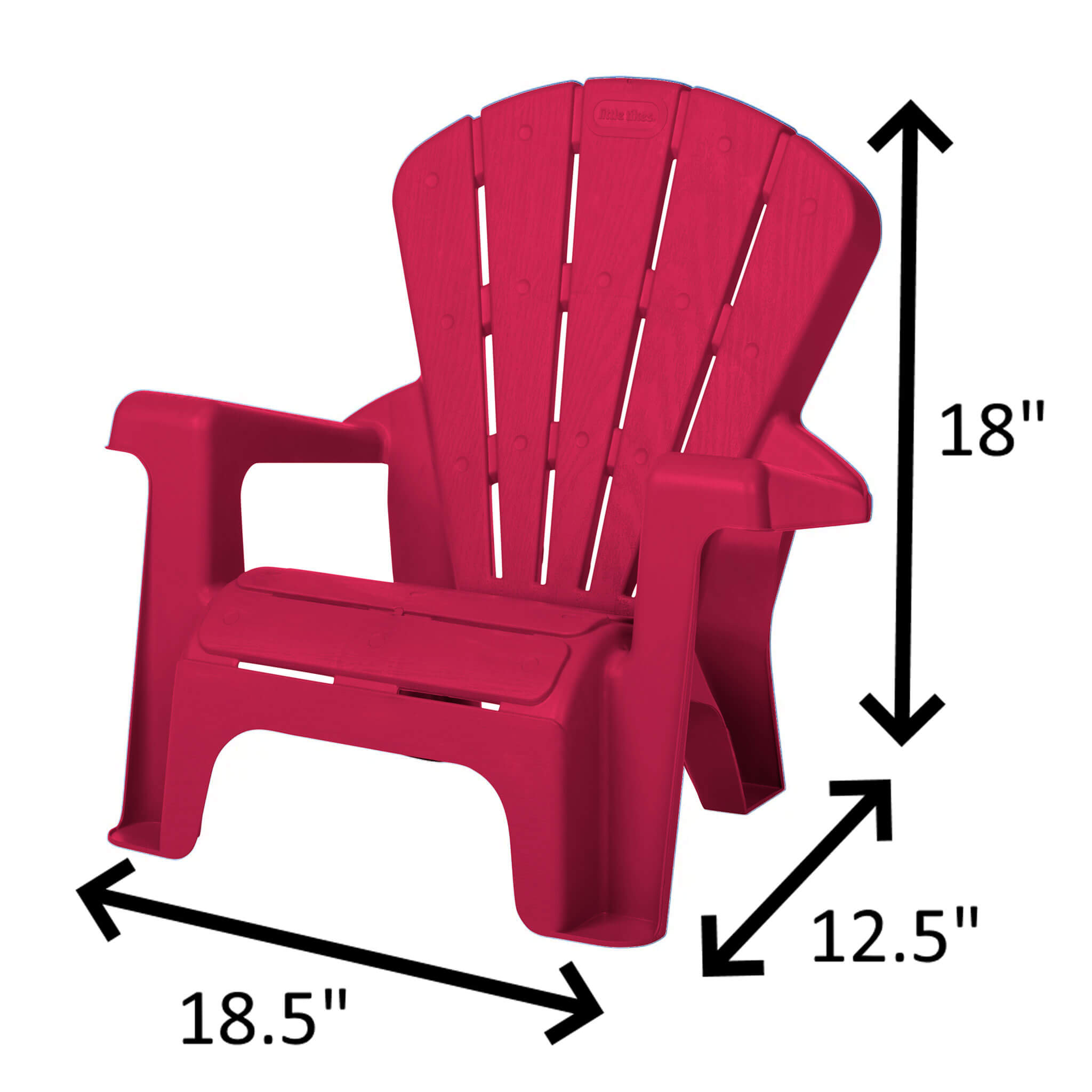 Garden Chair - Red 2 Pack - Image 3