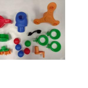 Hardware Pack: Ferris Wheel F. Ferris Wheel Crank K. Ferris Wheel Car L. Drain Plug M. Water Wheel Assembly G. Water Spinner H. Fill Cup O. Whale P. Crab P. Turtle